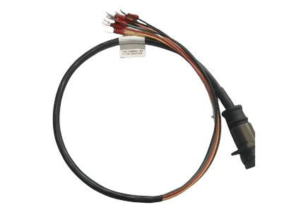 wiring harness with mil spec circular connectors